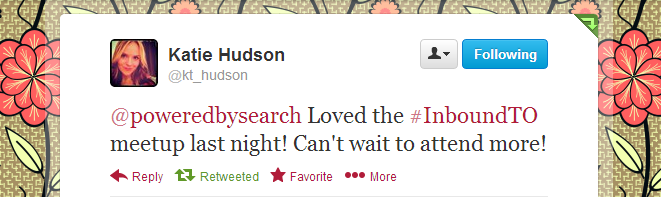 Inbound Marketing Toronto tweet by Katie Hudson Inbound Marketing Toronto tweet by Katie Hudson Search Tips of the Week: Give Value, Get to be Trusted, and Reduce Your Bounce Rate
