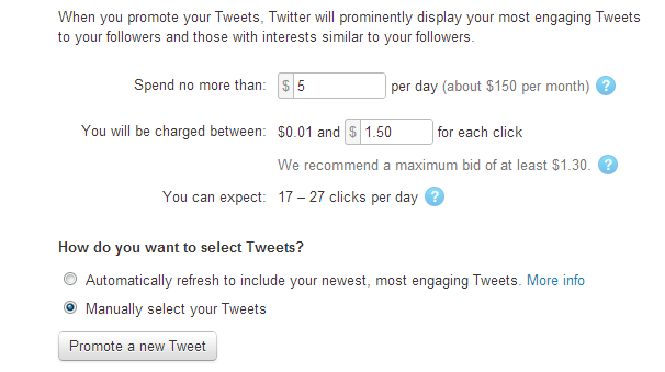promoted-tweet-settings promoted tweet settings How to Use Twitter Ads to Promote a Local Event