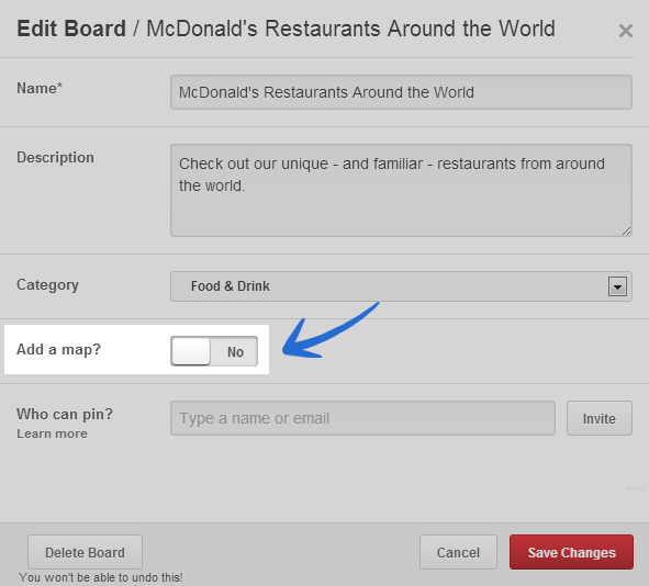 Pinterest Launches ‘Place Pins’ A Local SEO Secret NEW Pinterest 3 Pinterest Launches ‘Place Pins’ A Local SEO Secret