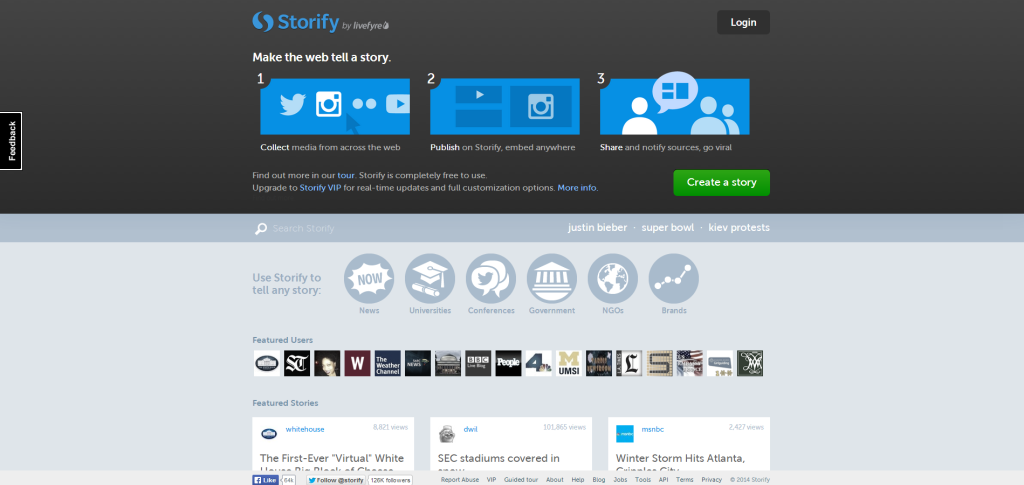 21 Tools To Help Distribute Your Content storify 1024x485 21 Tools To Help Distribute Your Content