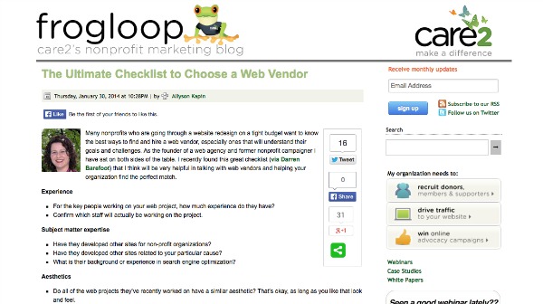 20 Awesome Nonprofit Marketing Blogs You Should Be Reading Frogloop 20 Awesome Nonprofit Marketing Blogs You Should Be Reading