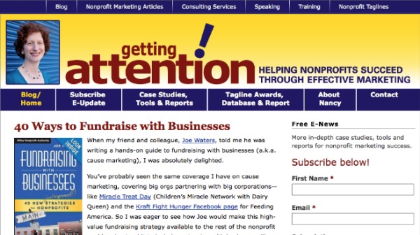 20 Awesome Nonprofit Marketing Blogs You Should Be Reading Getting Attention 20 Awesome Nonprofit Marketing Blogs You Should Be Reading
